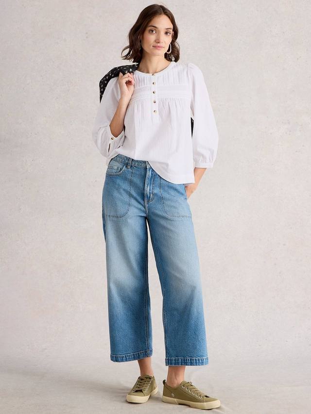 

Топ Isla с фактурной отделкой White Stuff, Brilliant White