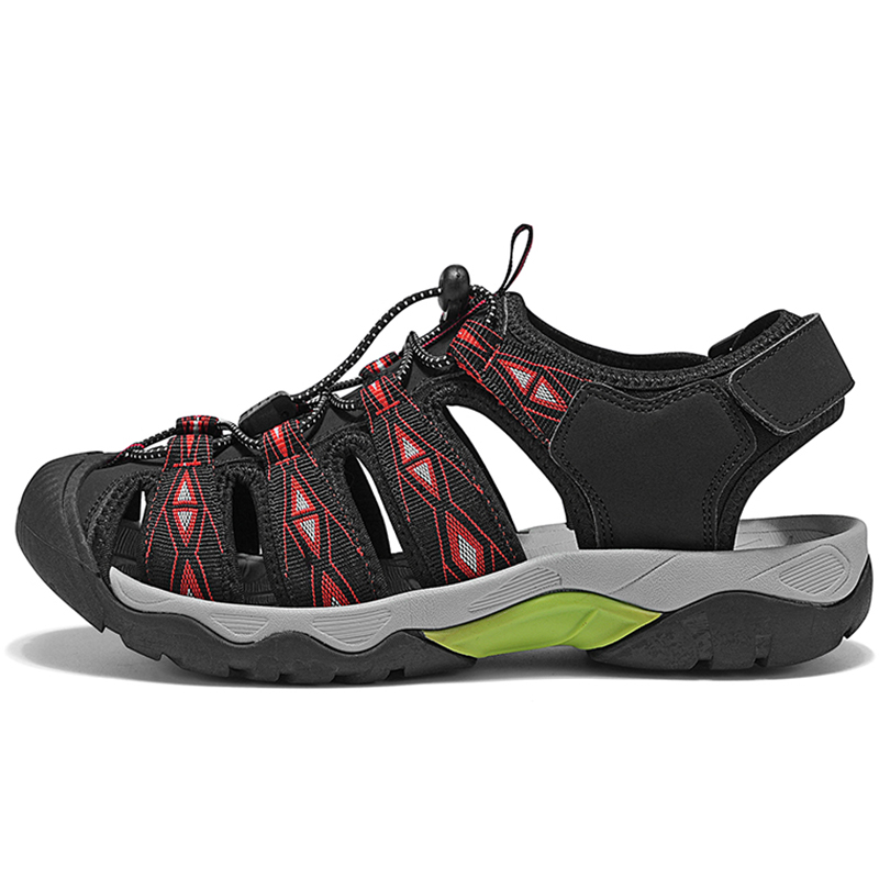 

Medd Мужские треккинговые ботинки River Trekking Black Moon черно-красные, цвет Black Red
