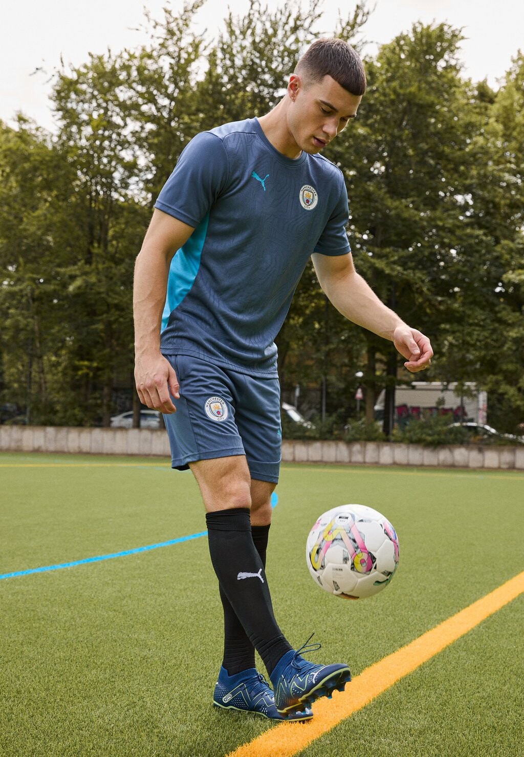 

Футбольная майка MANCHESTER CITY Puma, синий