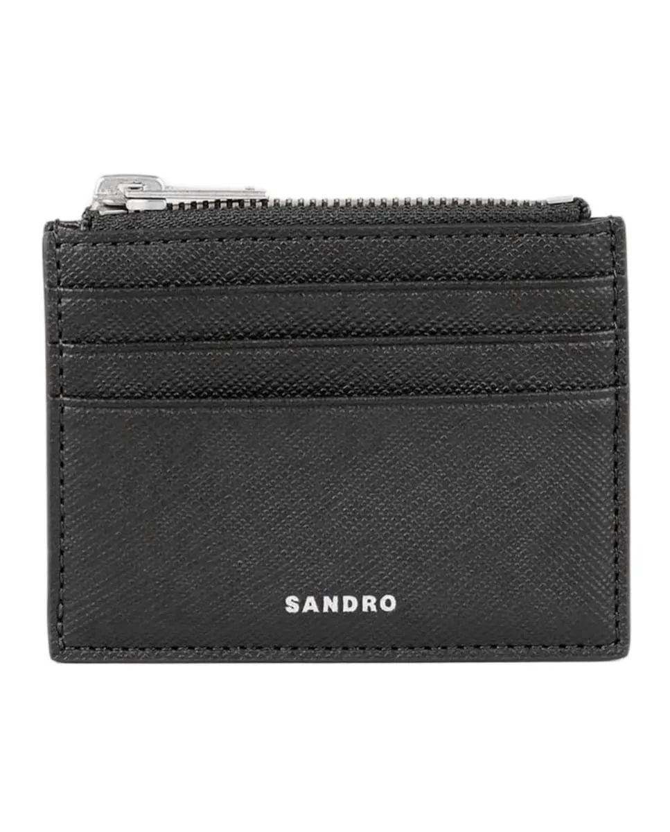 

Мужской кошелек на молнии Sandro, черный