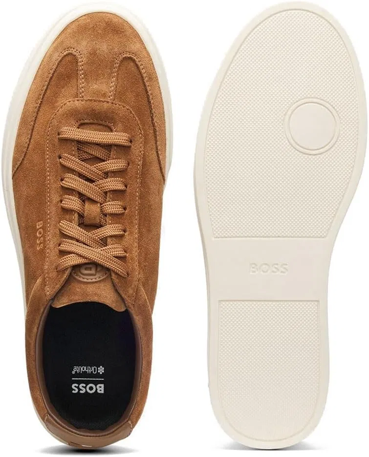 BOSS Мужские теннисные кроссовки Kieran_Tenn_sdobb 10271675 01, Medium Beige — фото 2