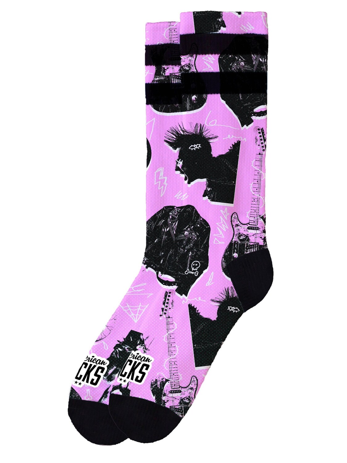 

American Socks Носки 'Street Riot' в черном цвете