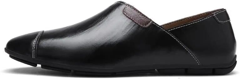 Лоферы кожаные Loafers Black SayfuR — фото 4