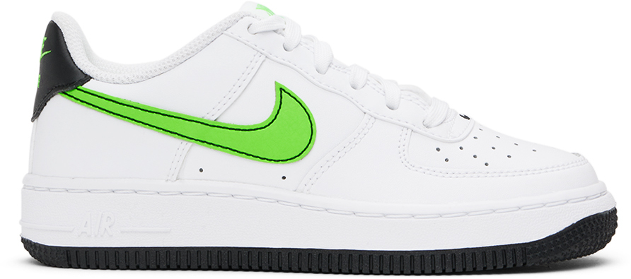 

Детские белые и зеленые кроссовки Air Force 1 для маленьких детей Nike