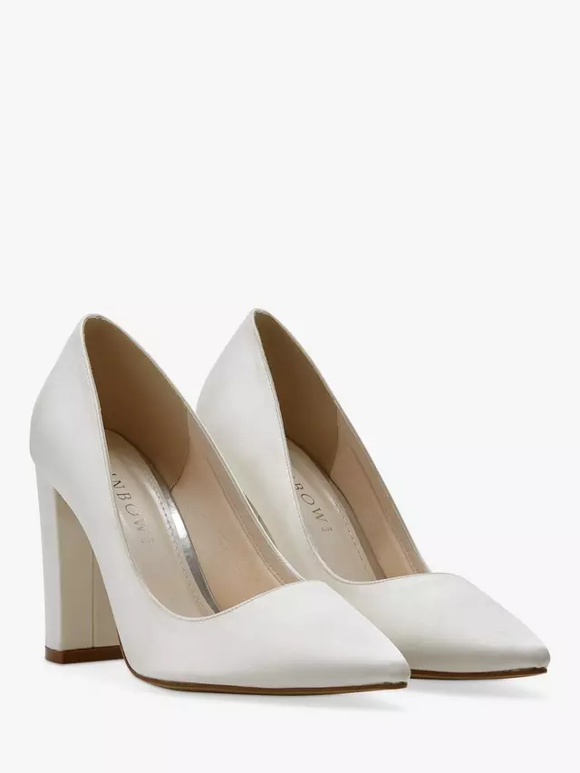Туфли-лодочки Rainbow Club Remi Wide Fit Wedding, цвет ivory satin — фото 2
