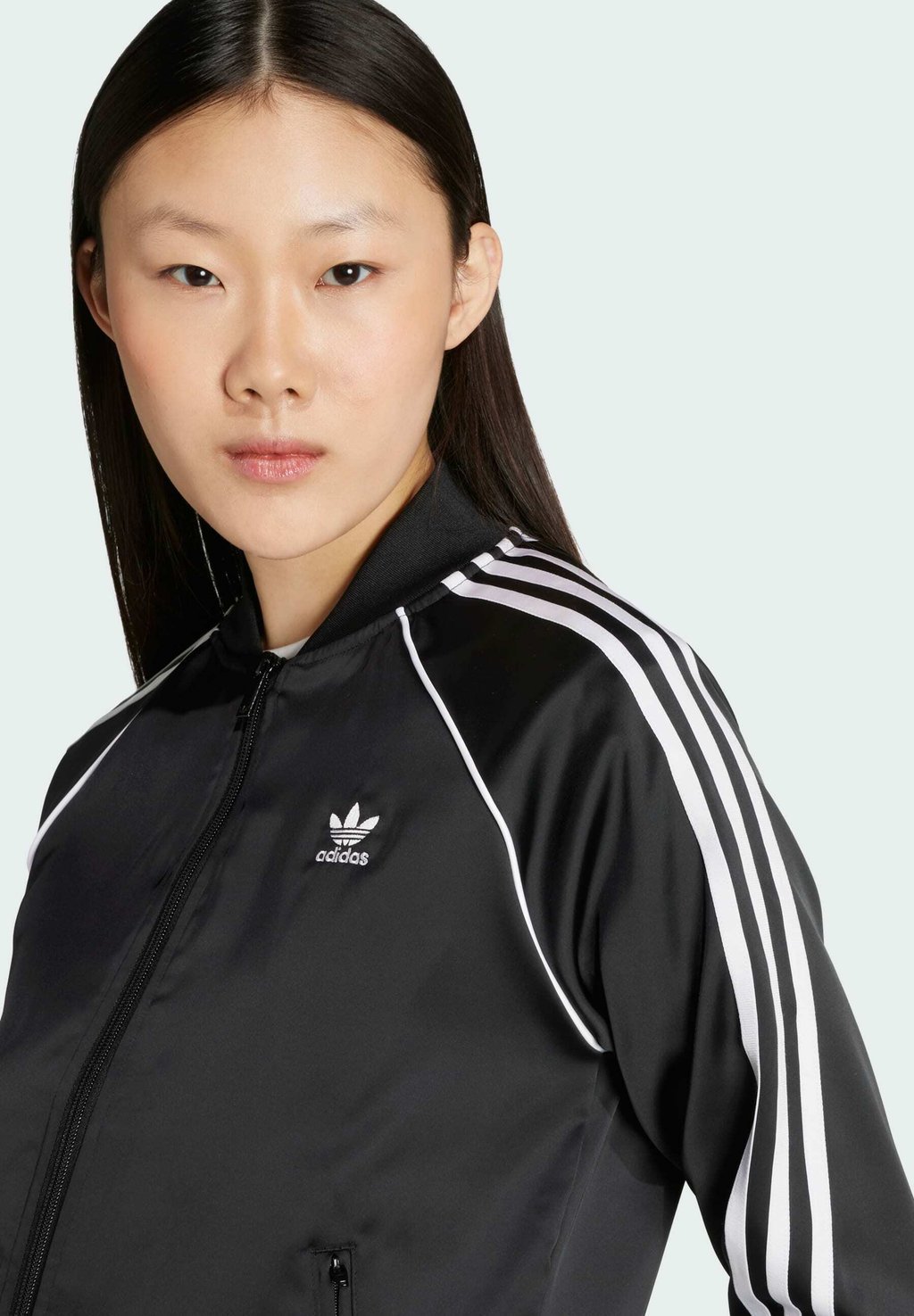 Тренировочная куртка TRACK Adidas Originals, черный — фото 3