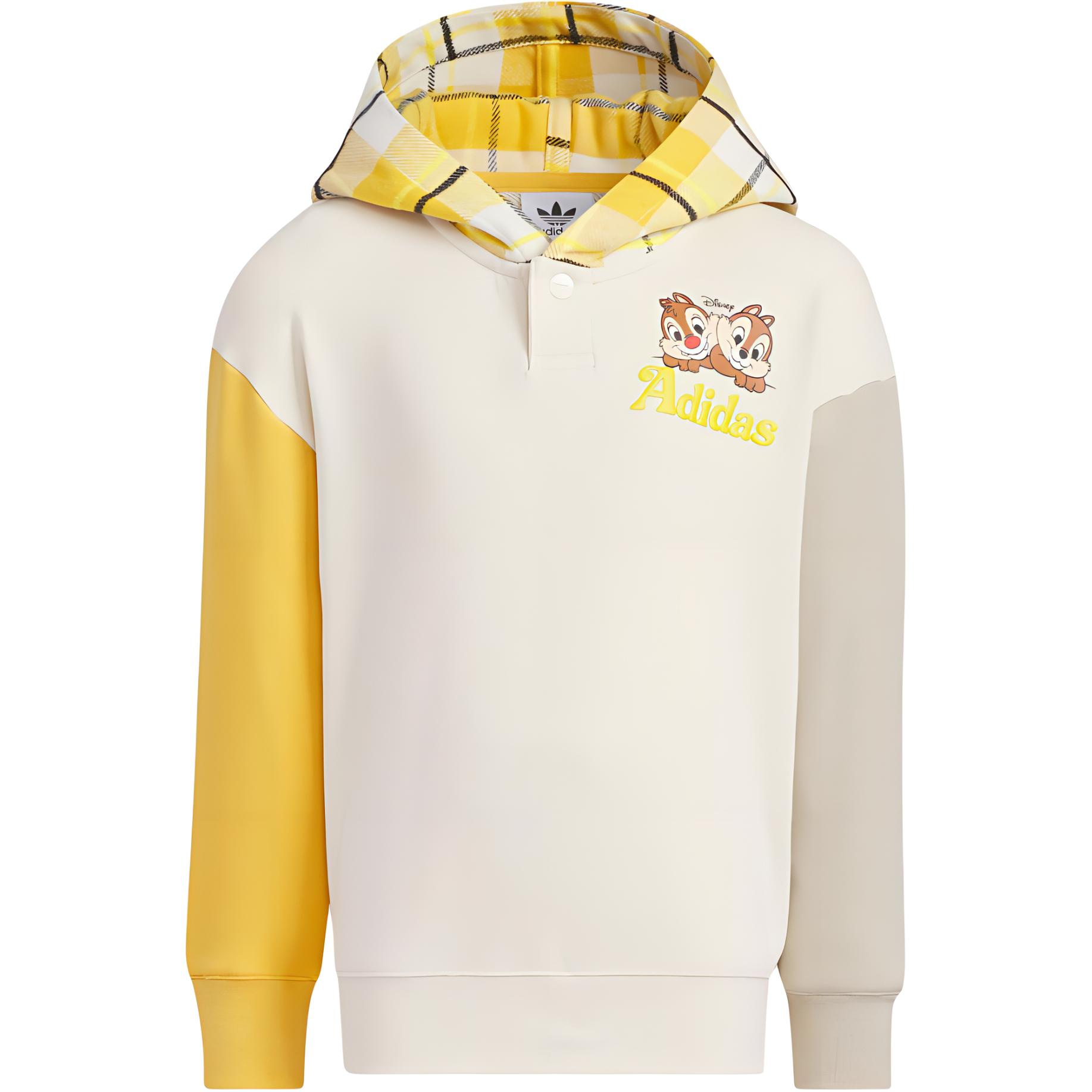 Футболка X DISHINI LIANMINGKUAN Толстовка DISNEY KNIT HOODIE APPAREL Wonder White Детская для возраста 3-7 лет Adidas Originals — фото 2