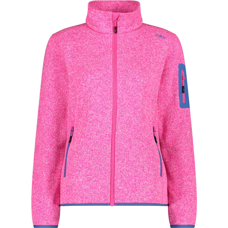 

Женская вязаная флисовая куртка CMP, розовый