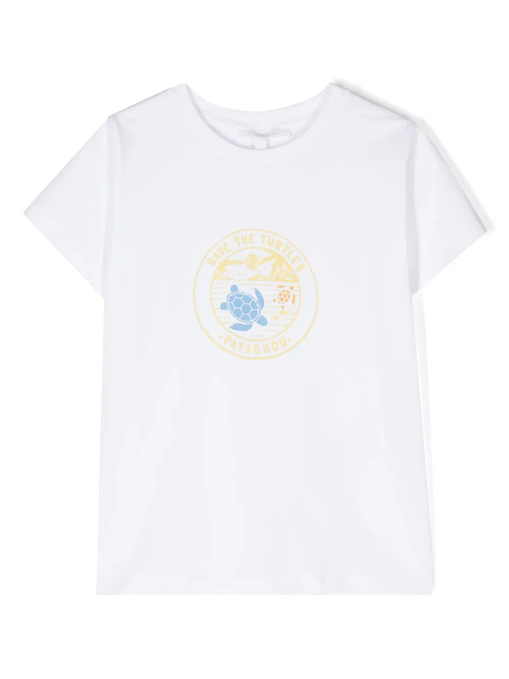 

Футболка с принтом Save The Turtles Patachou, белый