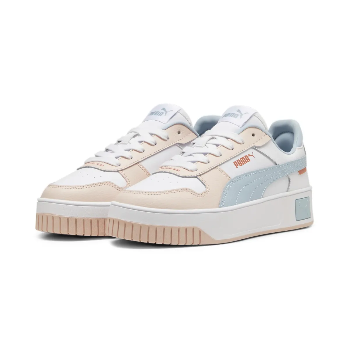 

Кроссовки PUMA "CARINA STREET", цвет Puma White-Frosted Dew-Island Pink