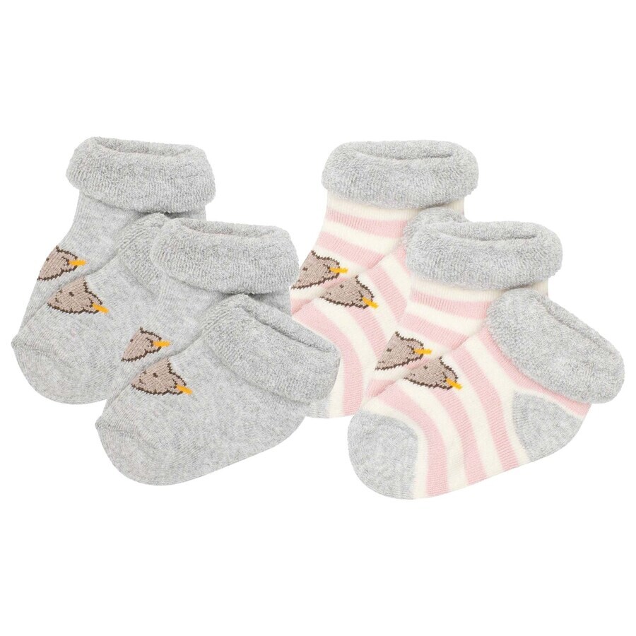 

Носки STEIFF Socks, цвет mottled grey/Pink