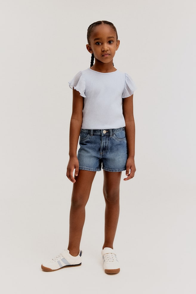 

Суперэластичные джинсовые шорты H&M, синий