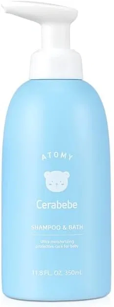 Набор для ухода за кожей Atomy Cerabebe, шампунь и гель для душа 350 мл, лосьон 200 мл, крем 100 мл — фото 3