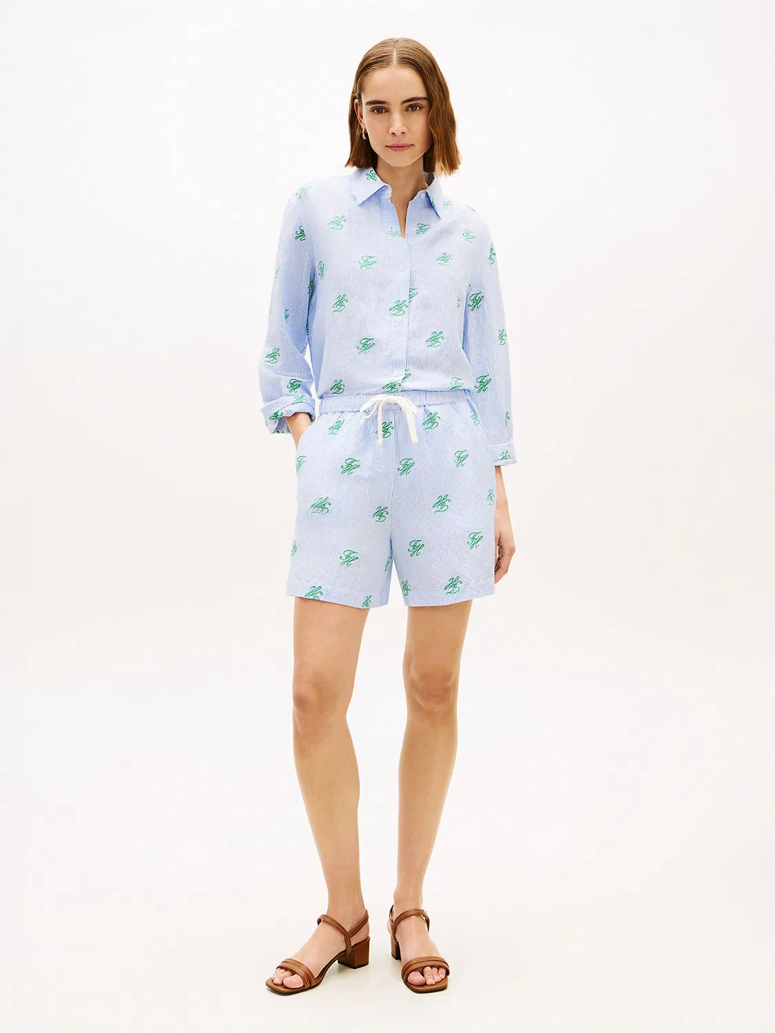Брюки свободного кроя Tommy Hilfiger, Light Blue — фото 3