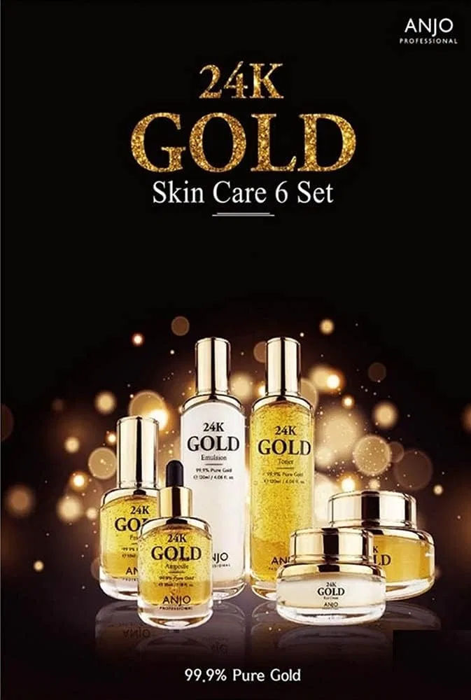 Набор для ухода за лицом Anjo Skin Nature Gel Beauty Serum 6 предметов, BabyFaceDiary — фото 2