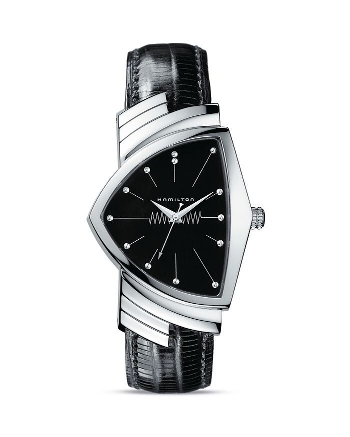 

Кварцевые часы Hamilton Ventura, 32,3 мм, черный