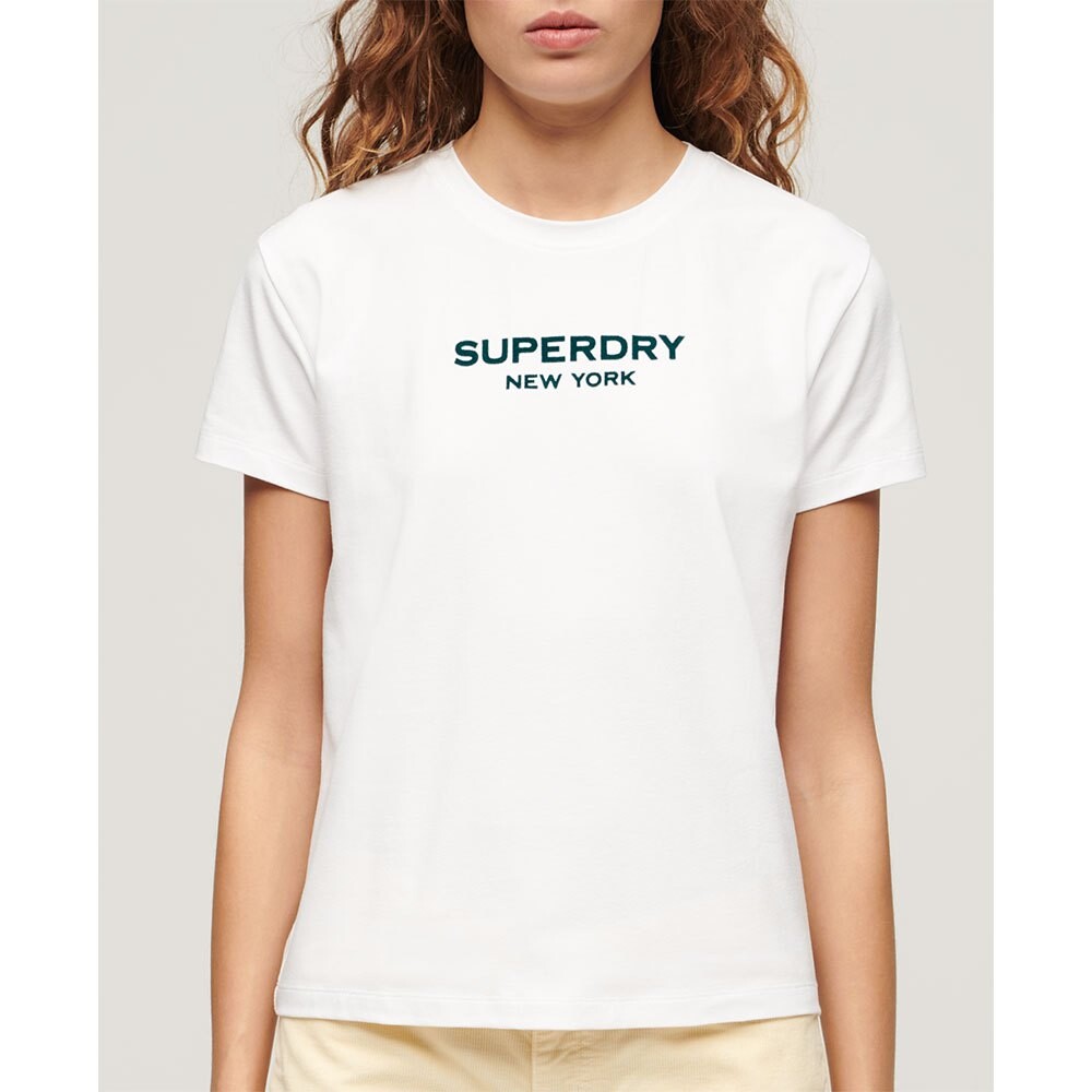 

Футболка с коротким рукавом Superdry Sport Luxe Graphic Fitted, белый