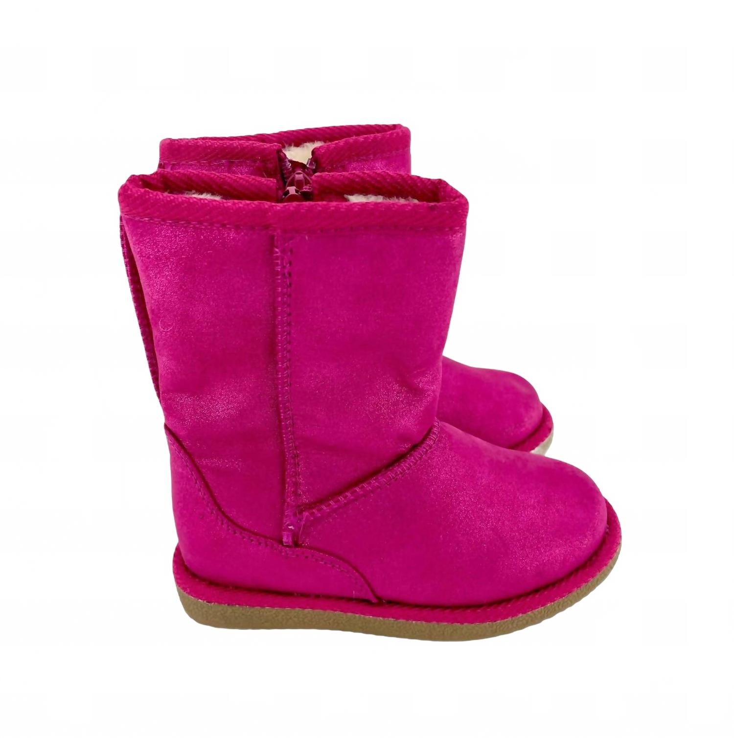 

Harper Canyon Детские розовые сапожки для девочек с блестками и искусственным мехом