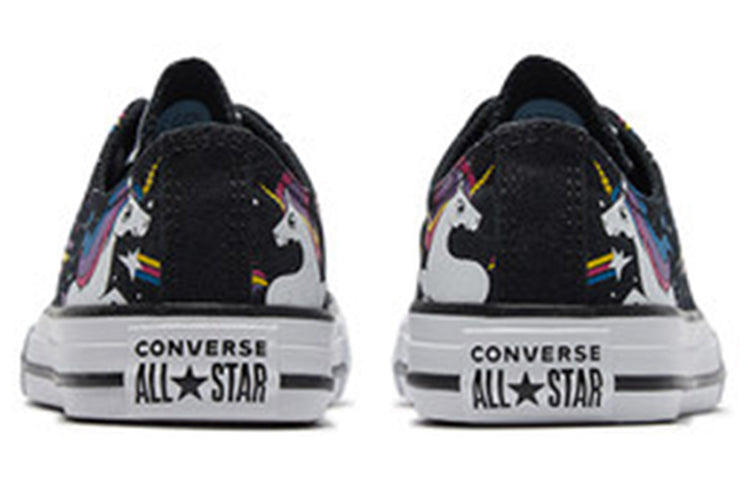 Кеды Converse Chuck Taylor All Star Rainbow Unicorn Black Sneakers 'Black' — фото 4