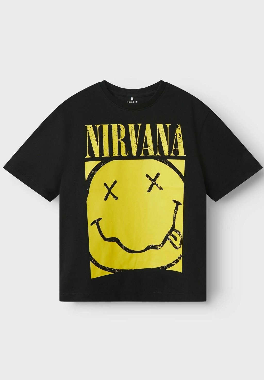 

Футболка с принтом NIRVANA Name it, черный