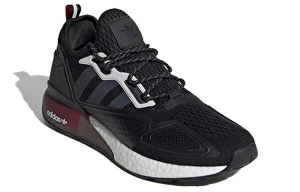 Кроссовки оригинал zx 2k boost Adidas, черный — фото 2