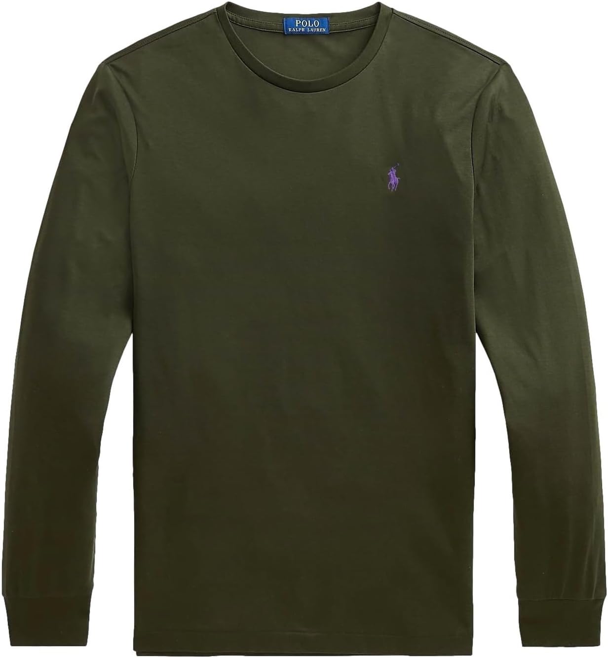 

Мужская футболка POLO RALPH LAUREN Classic Fit Soft Touch с длинным рукавом, Ralph Lauren Olive Green, Зеленый, Мужская футболка POLO RALPH LAUREN Classic Fit Soft Touch с длинным рукавом, Ralph Lauren Olive Green
