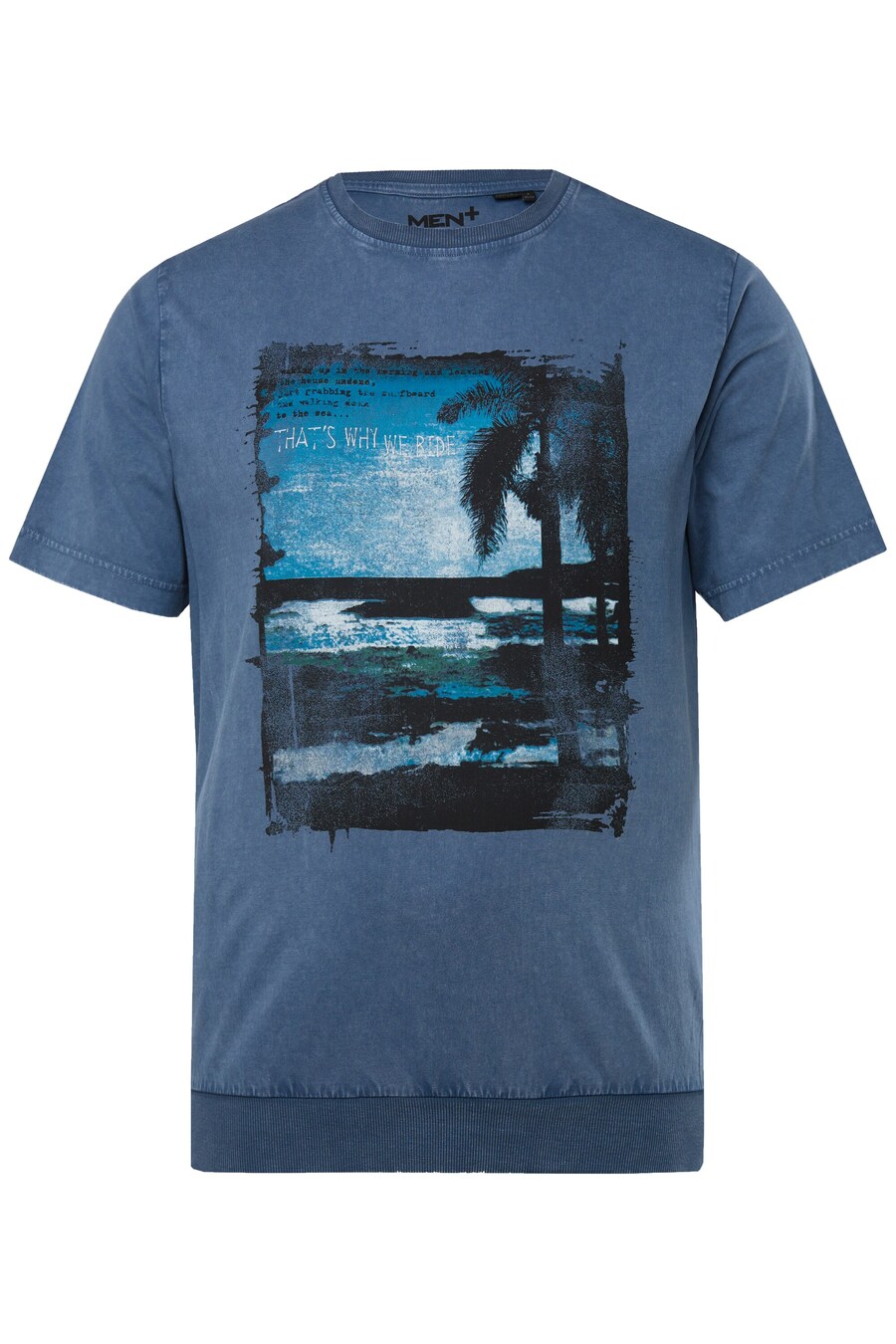 

Классическая футболка Men Plus Shirt, цвет marine blue/dusty blue
