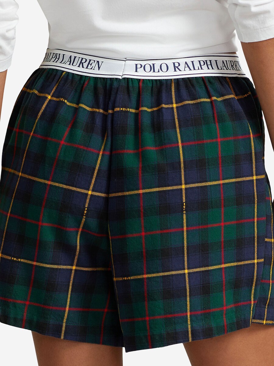 Пижамные штаны Polo Ralph Lauren  Cozy Flannel, темно-синий/желтый/темно-зеленый/красный — фото 3