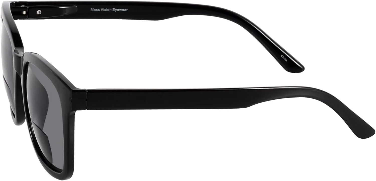 

Женские модные бифокальные солнцезащитные очки для чтения Mass Vision 'The Jet Setter' с пружинными шарнирами и защитой от УФ-излучения UV400 (2 шт.), Jet