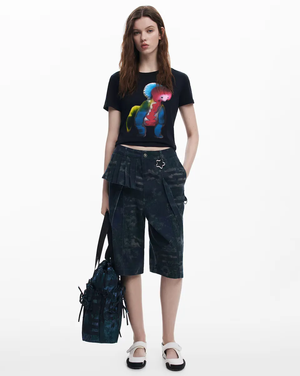 

Женские бермуды jort Collina Strada Desigual, серый