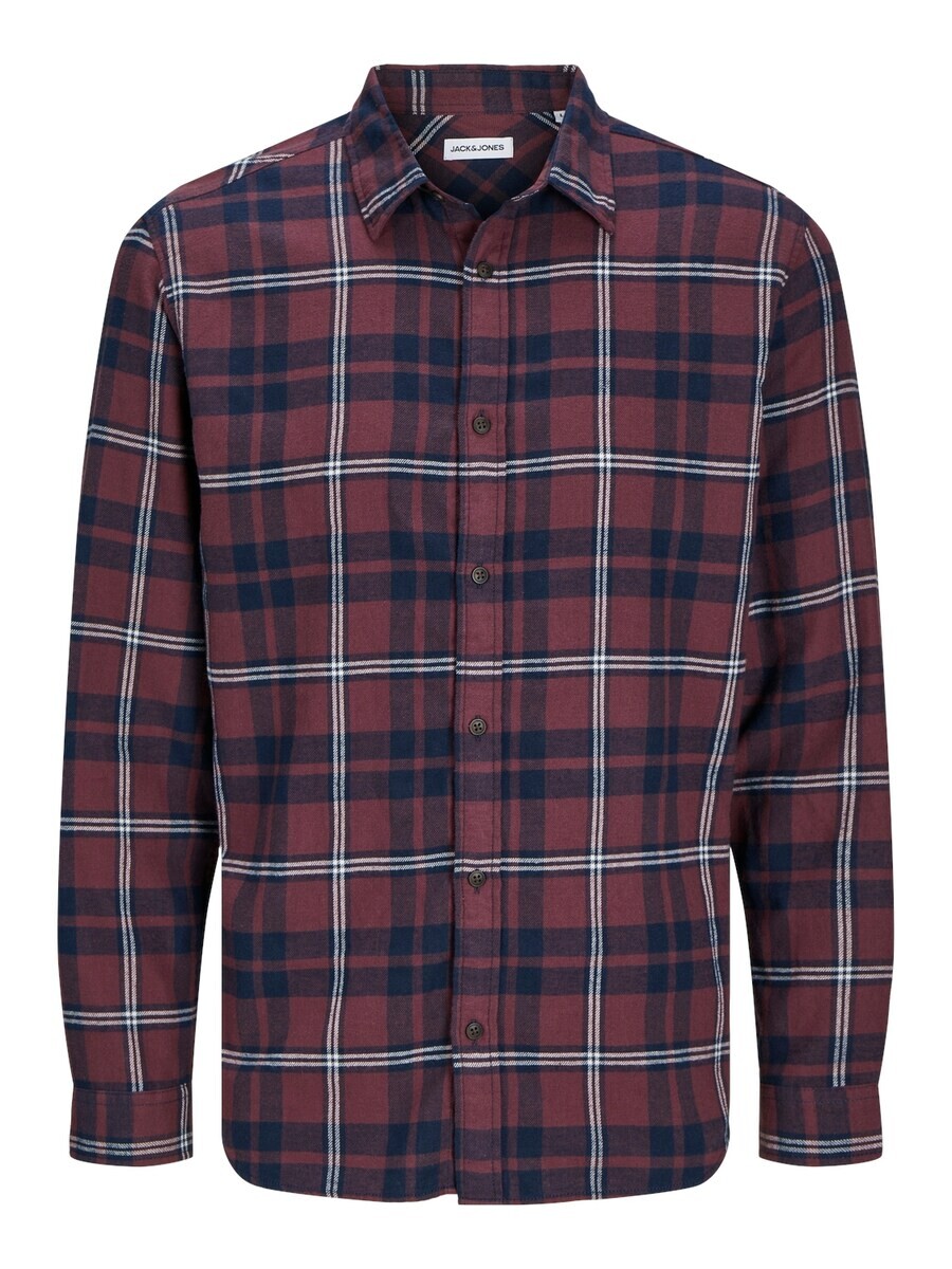 

Рубашка JACK & JONES Slim fit Button Up JJJoshua, цвет Wine red
