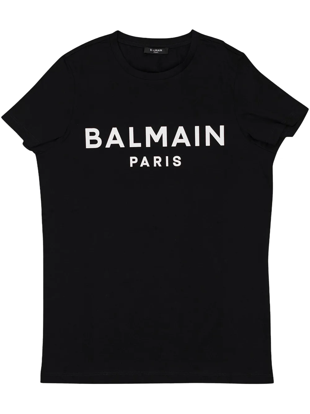 

Футболка с принтом BALMAIN, черный