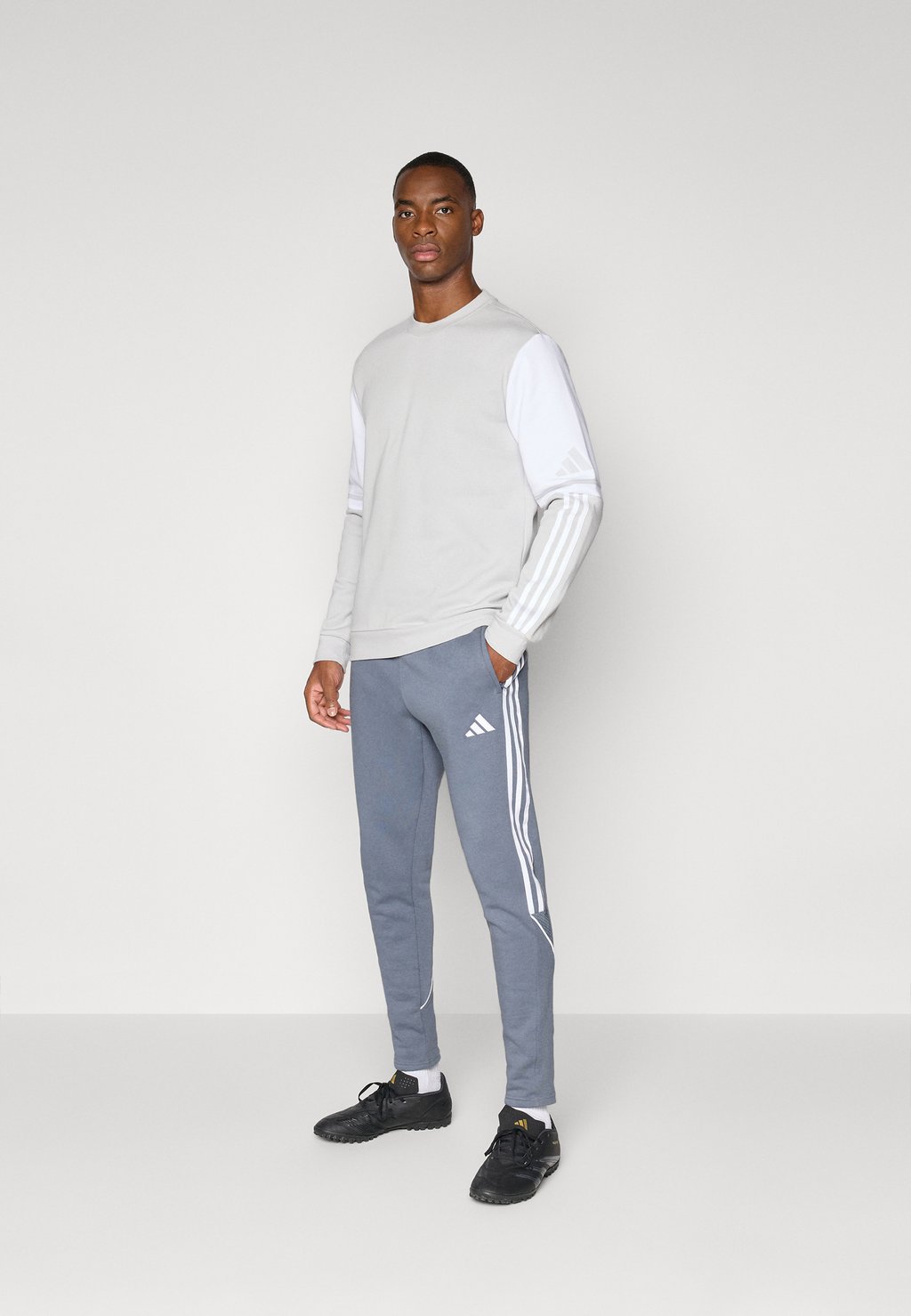 Толстовка SQUADRA25 CREW Adidas Performance, светло-серый — фото 2