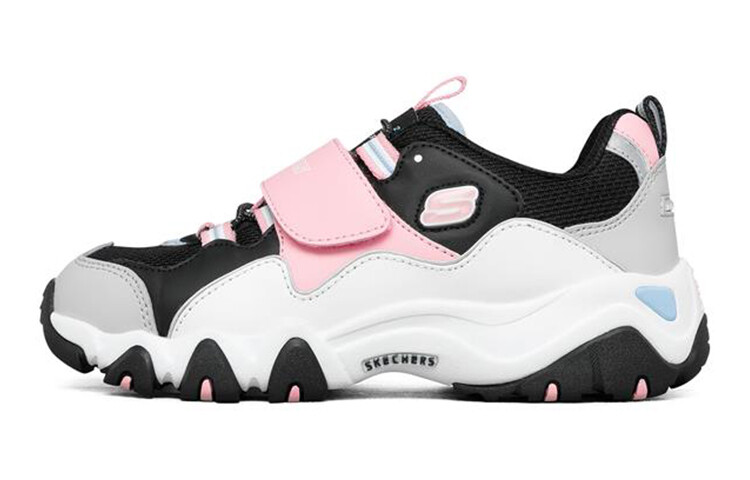 

Кроссовки детские серии D"LITES GS Low-top черные/розовые/серые Skechers