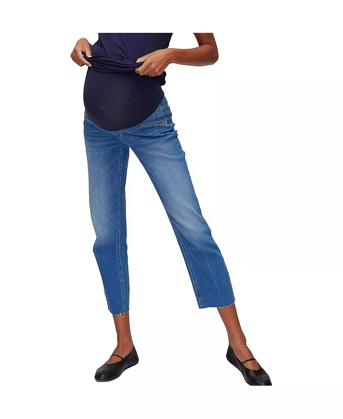 

Джинсы Maternity Secret Fit Over the Bump прямого кроя - Motherhood Motherhood Maternity, синий