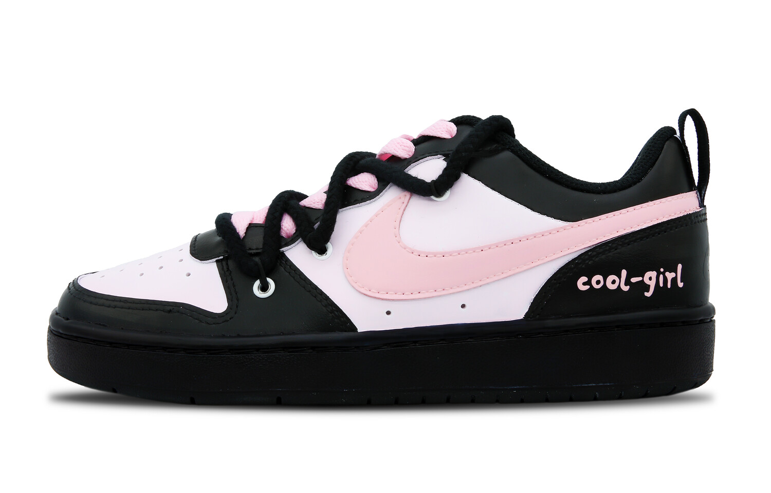 

Кроссовки Nike Court Borough Skateboard Shoes Women's Low-Top Pink, Черный, Кроссовки Nike Court Borough Skateboard Shoes Women's Low-Top Pink