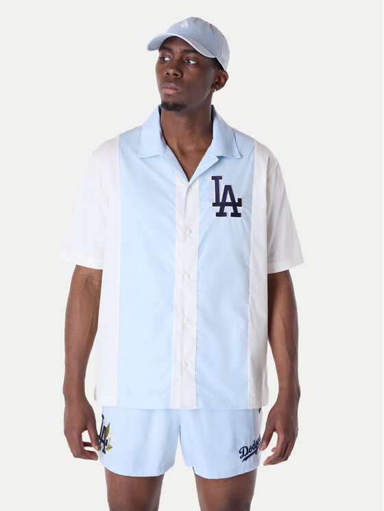 

Рубашка обычного кроя LA Dodgers Stripe Revere 60596335 New Era, белый