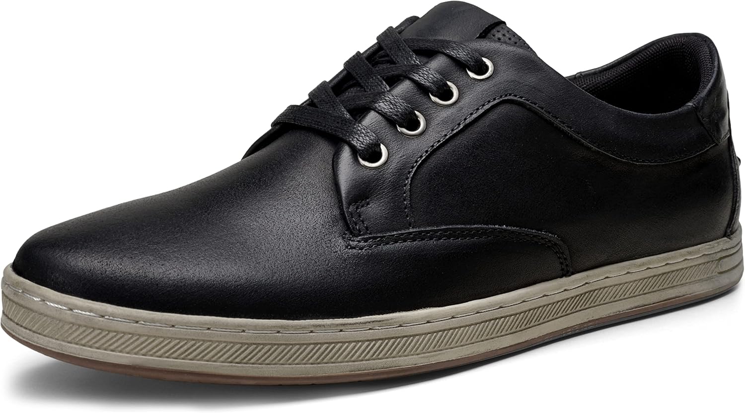 

Мужские модные кроссовки Jousen из кожи, ретро, повседневные, дышащие, нарядные мужские кроссовки, черный