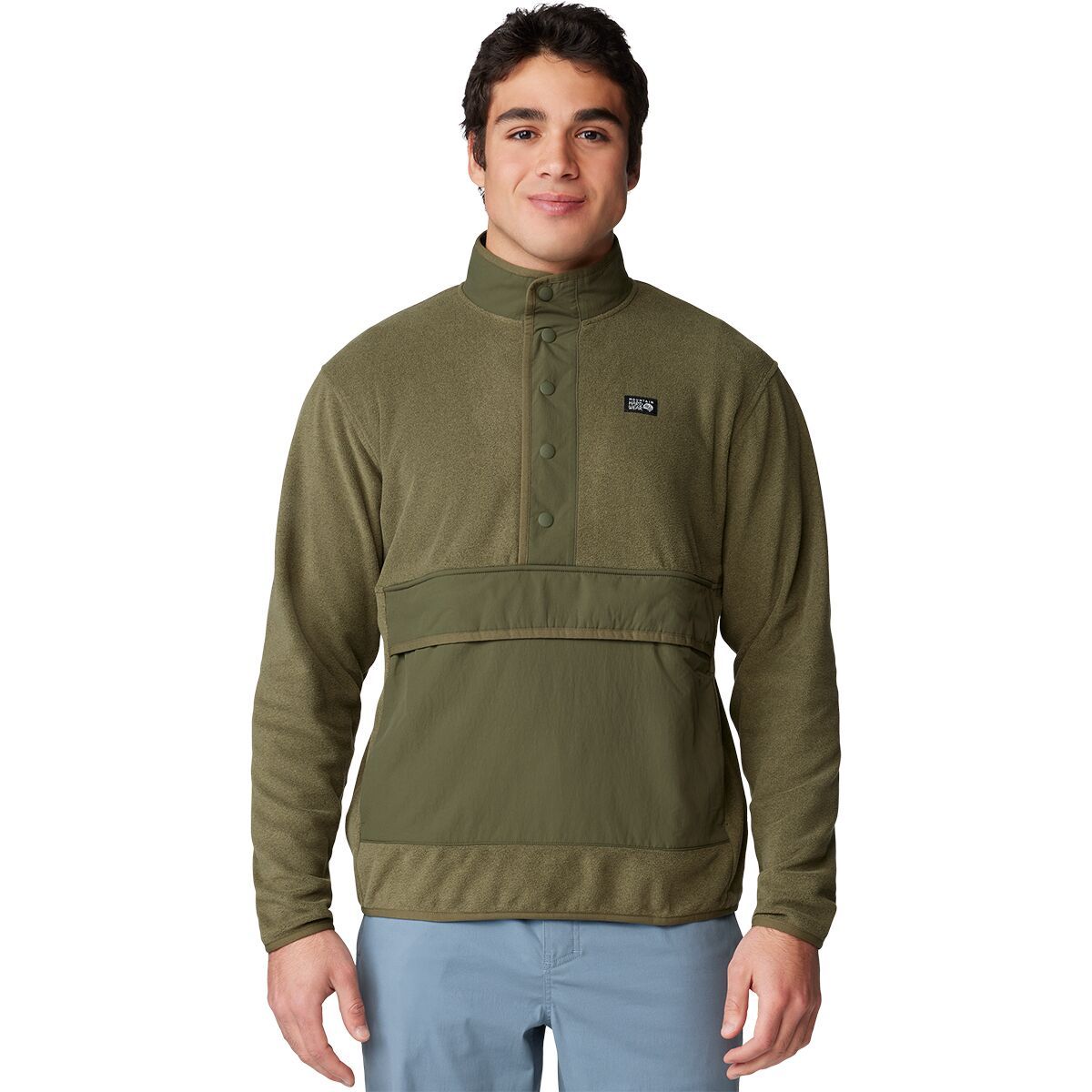 

Микрофлисовая толстовка на молнии Mountain Hardwear, зеленый