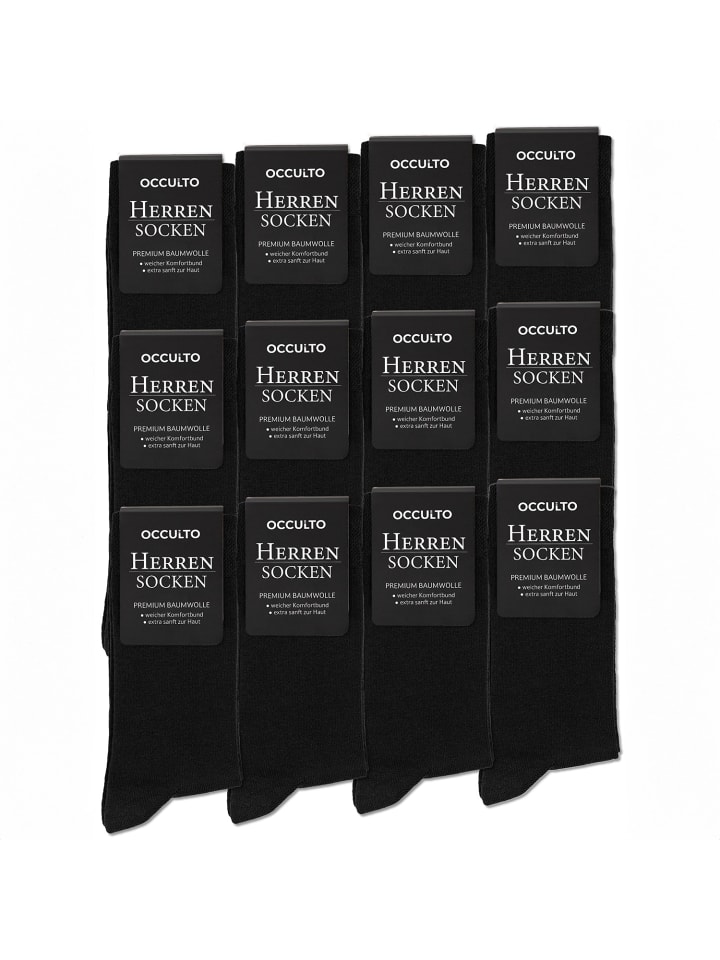 

Носки Occulto 12er Pack Business Socken Jordan, черный