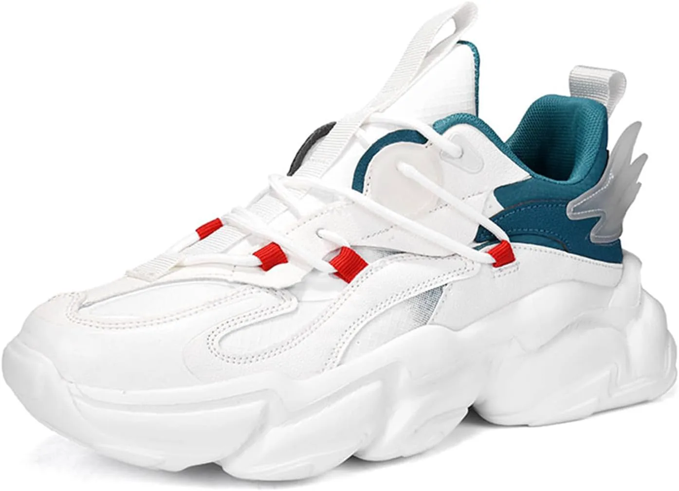 

Мужские кроссовки для бега и тенниса, спортивные для тренажерного зала и кросс-тренинга, удобные, дышащие, для ходьбы SPWAGYM, белый