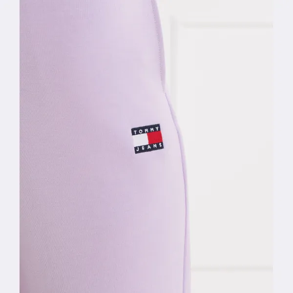 Широкие расклешенные спортивные брюки Badge Tommy Hilfiger, лавандовый — фото 4