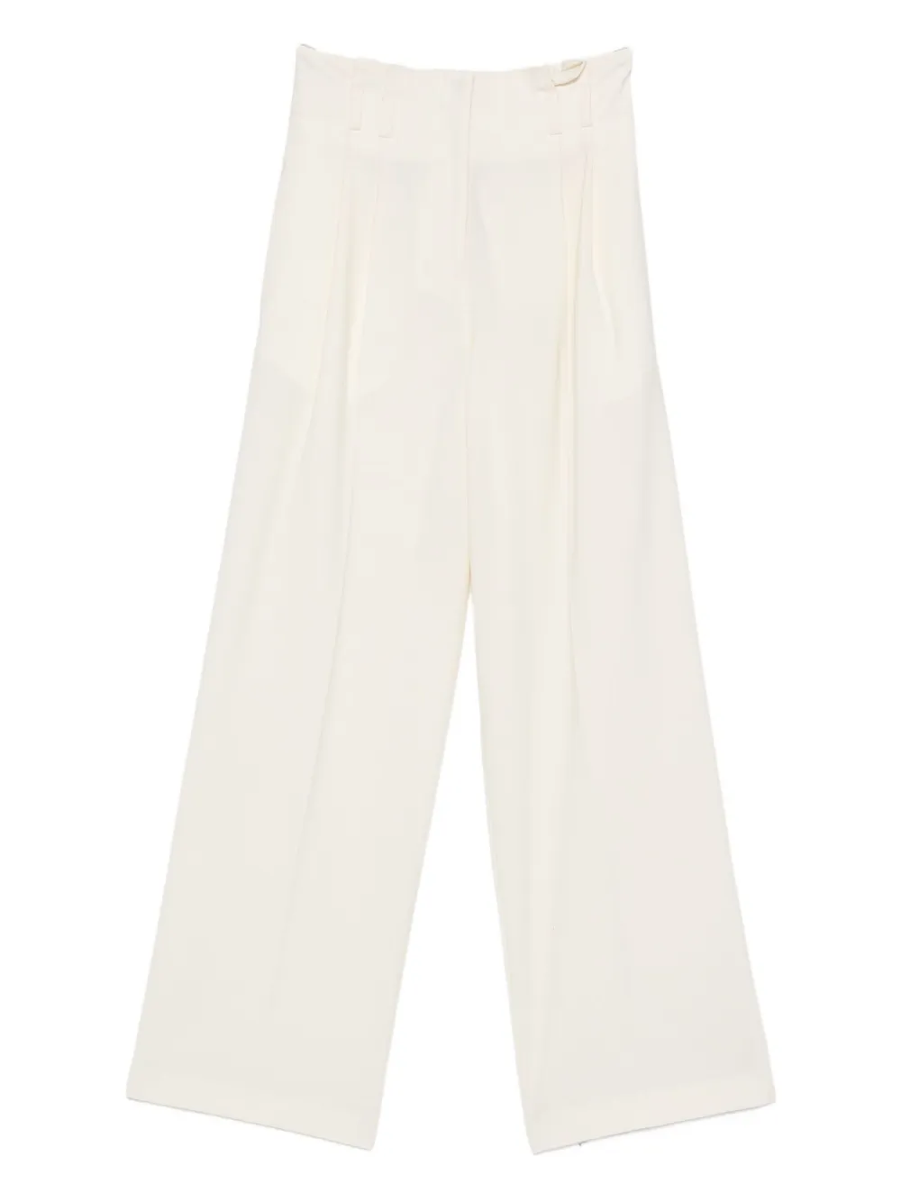 

Шёлковые брюки Semicouture, белый