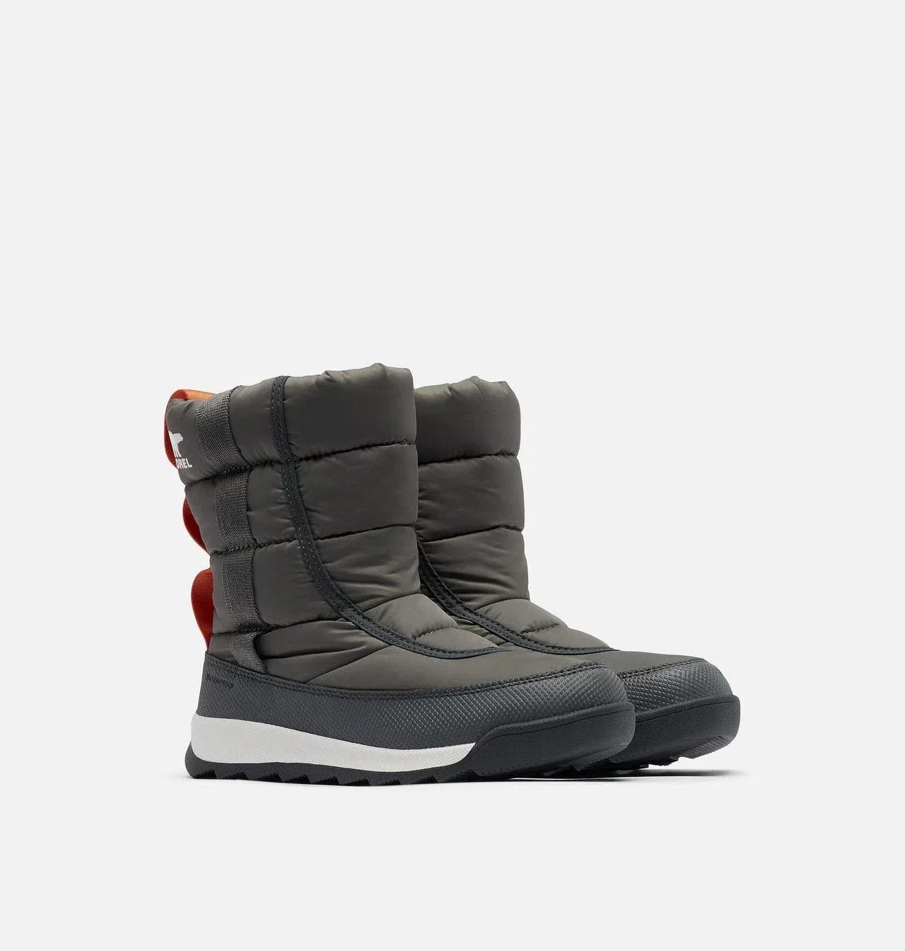 Детские водонепроницаемые зимние ботинки Sorel Whitney II Puffy Mid- Gray ZAP947