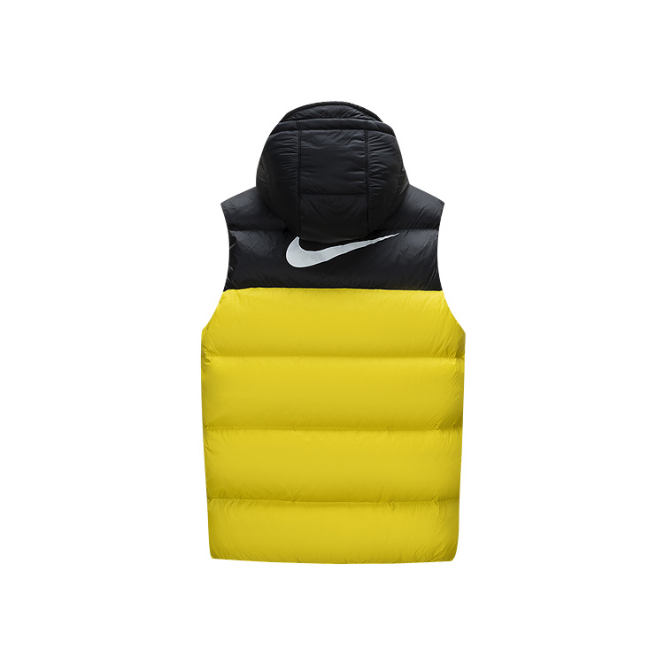 Nike Пуховик бледно-голубой желтый для детей 3-7 лет — фото 4