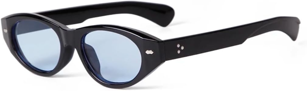 

Солнцезащитные очки с защитой от УФ-излучения UV400 | Зеленые овальные линзы с синими заклепками | Яркие линзы для занятий спортом на открытом воздухе и вождения DSVIGF, C2