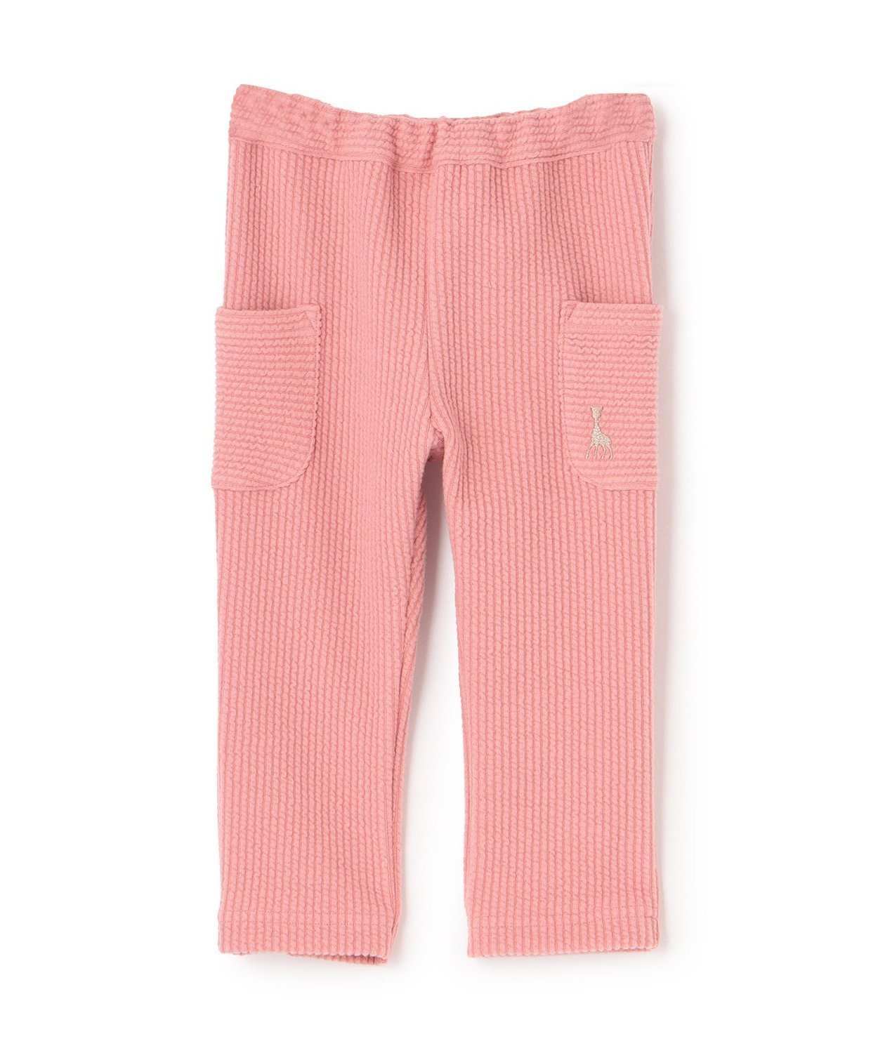 Вязаные вельветовые брюки Sophie la girafe, Pink
