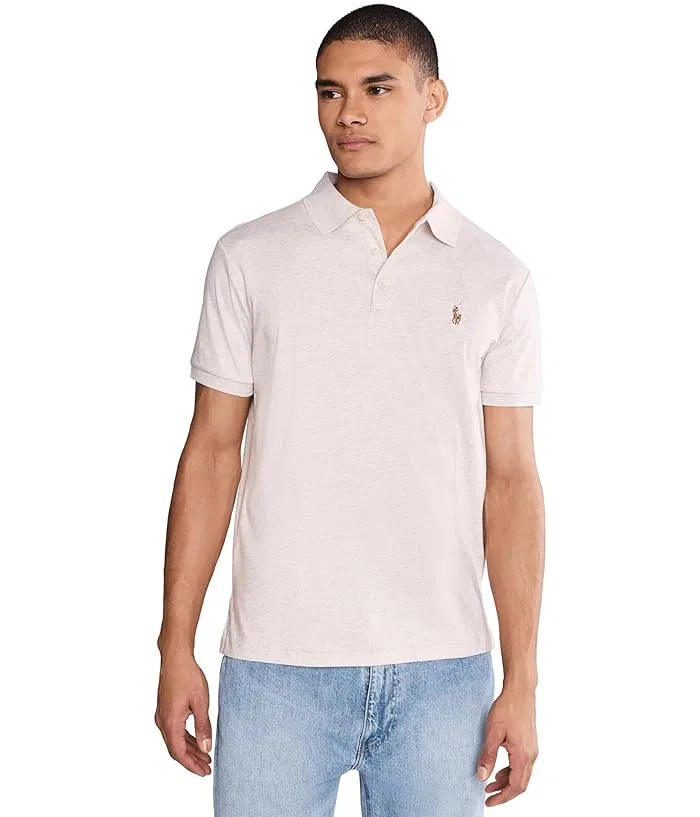 Поло Polo Ralph Lauren Custom Slim Fit Soft Cotton, State Heather