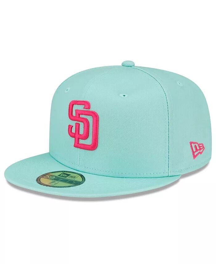 

Мужская мятная приталенная шляпа San Diego Padres City Connect 59FIFTY New Era