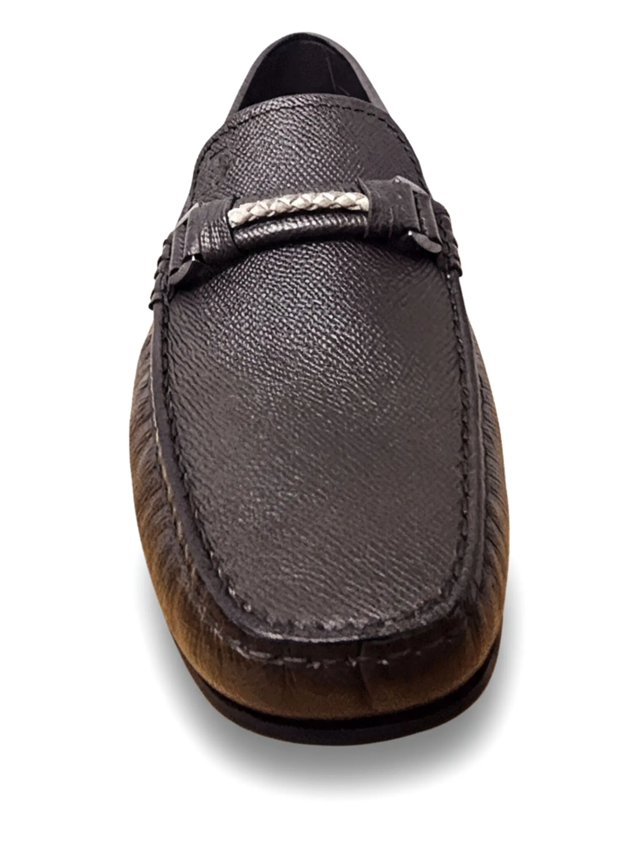 Текстурированные мокасины City Gommino Tod'S, коричневый — фото 2
